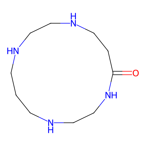 1,4,8,11-Tetrazacyclotetradecan-5-one structure