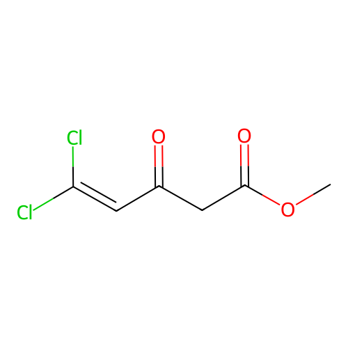 Methyl 5,5-dichloro-3-oxo-4-pentenoate structure