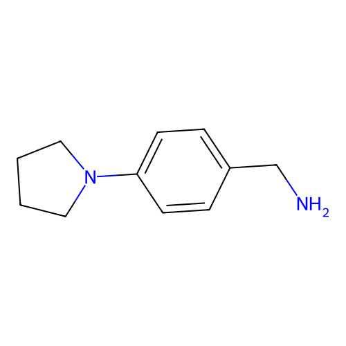 4-(Pyrrolidin-1-yl)benzylamine structure