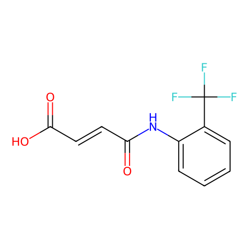 2'-(Trifluoromethyl)maleanilic acid structure