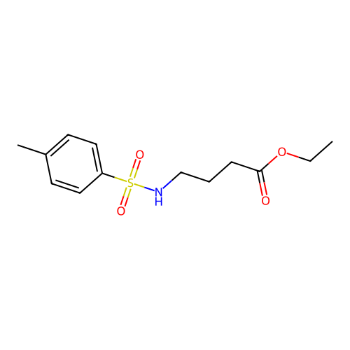 4-(Toluene-4-sulfonylamino)-butyric acid ethyl ester structure