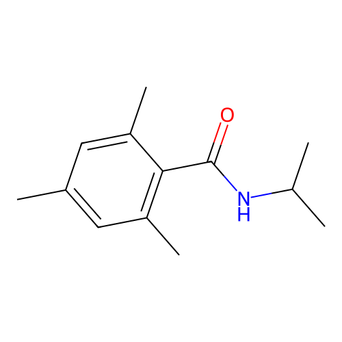 2,4,6-trimethyl-N-propan-2-ylbenzamide structure