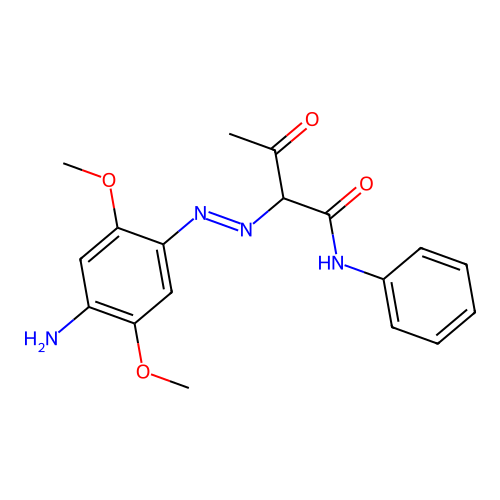 2-((4-Amino-2,5-dimethoxyphenyl)azo)-3-oxo-N-phenylbutyramide structure