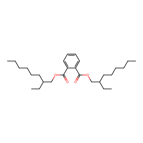 Bis(2-ethyloctyl) phthalate structure
