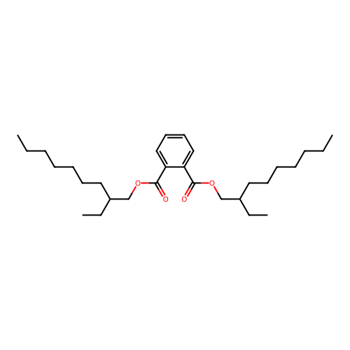 Bis(2-ethylnonyl) phthalate structure