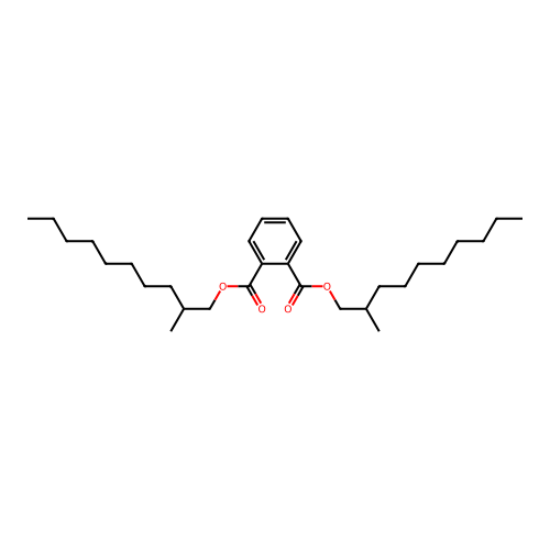 Bis(2-methyldecyl) phthalate structure