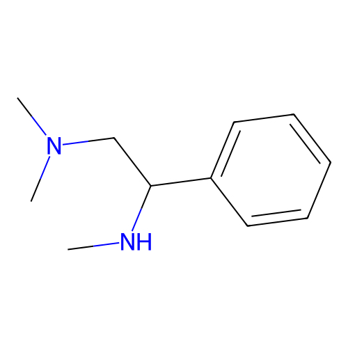 (2-(Dimethylamino)-1-phenylethyl)(methyl)amine structure