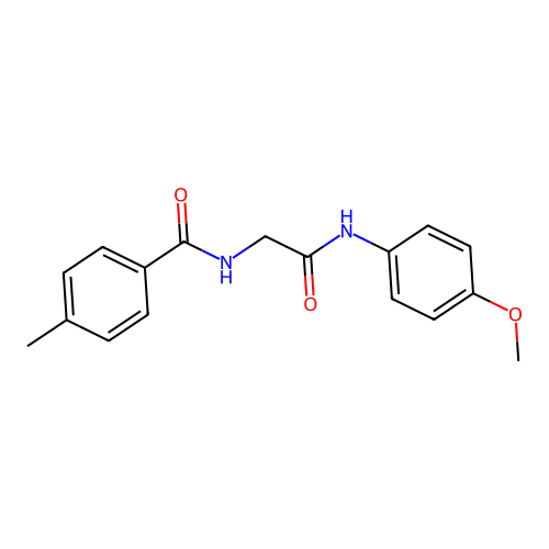 N-(4-methoxyphenyl)-2-[(4-methylphenyl)formamido]acetamide structure