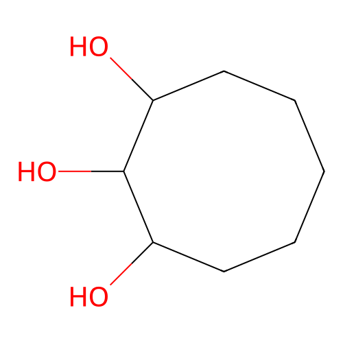 Cyclooctane-1,2,3-triol structure