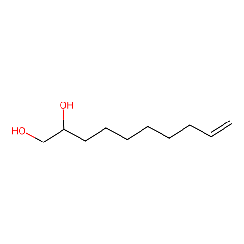 9-Decene-1,2-diol structure