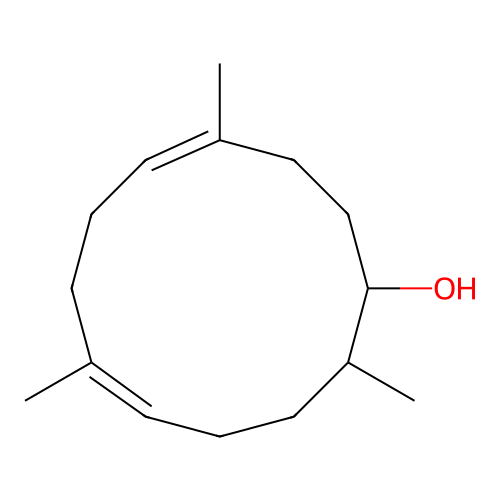 4,8,12-Trimethylcyclododeca-4,8-dien-1-ol structure