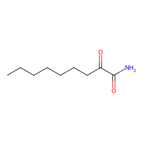 2-Oxononanamide structure