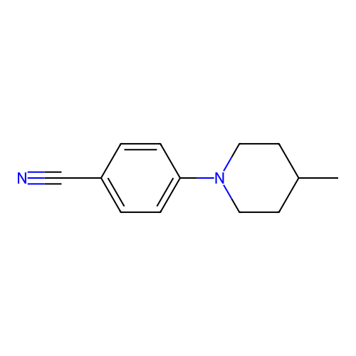 4-(4-Methyl-piperidin-1-yl)-benzonitrile structure