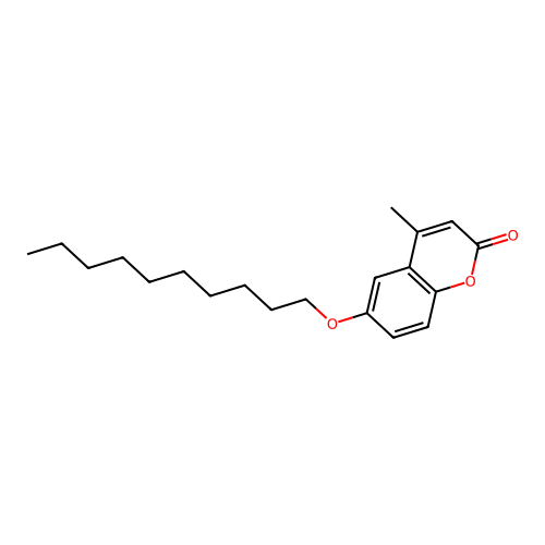 6-(decyloxy)-4-methyl-2H-chromen-2-one structure