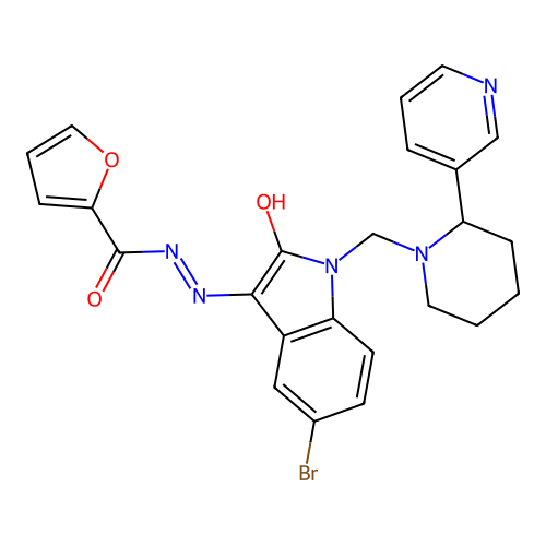 C24H22BrN5O3 structure