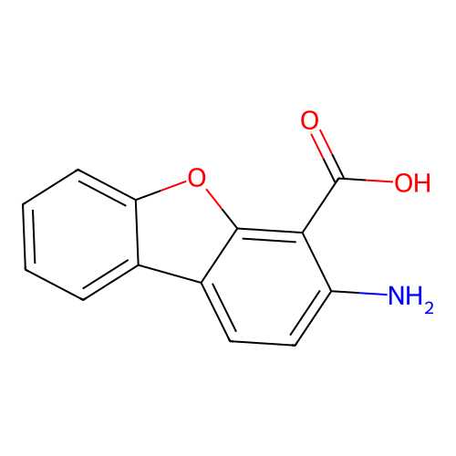 4-Carboxy-3-aminodibenzofuran structure