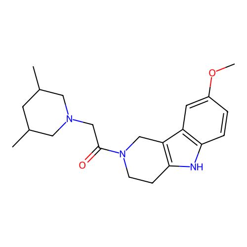 C21H29N3O2 structure
