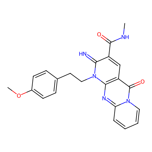 C22H21N5O3 structure