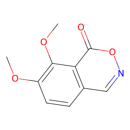 7,8-Dimethoxy-benzo[d][1,2]oxazin-1-one structure