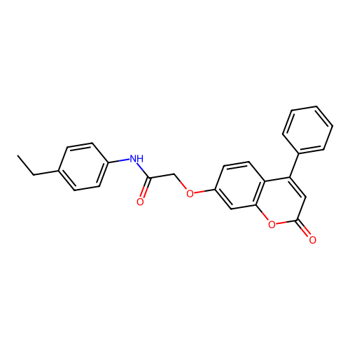 N-(4-ethylphenyl)-2-((2-oxo-4-phenyl-2H-chromen-7-yl)oxy)acetamide structure