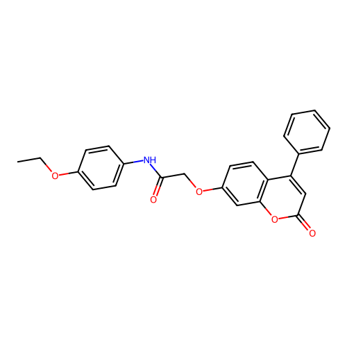 N-(4-ethoxyphenyl)-2-((2-oxo-4-phenyl-2H-chromen-7-yl)oxy)acetamide structure