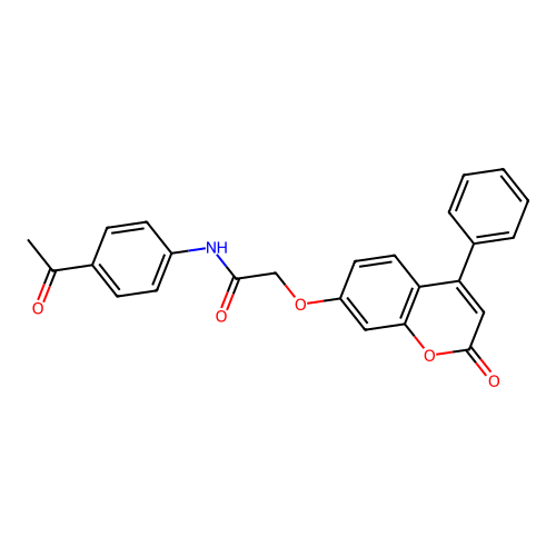 N-(4-acetylphenyl)-2-((2-oxo-4-phenyl-2H-chromen-7-yl)oxy)acetamide structure