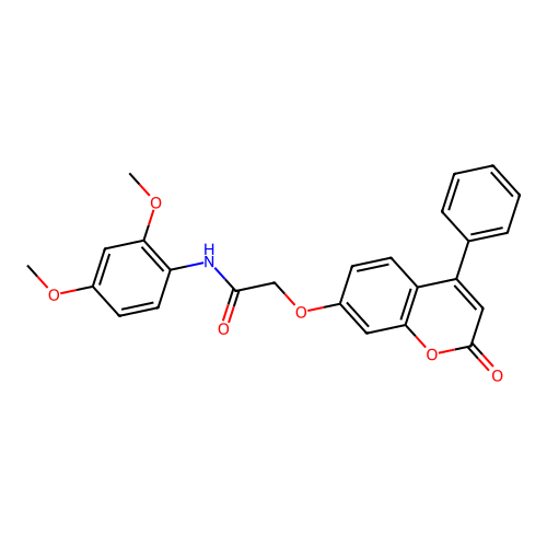 N-(2,4-dimethoxyphenyl)-2-((2-oxo-4-phenyl-2H-chromen-7-yl)oxy)acetamide structure