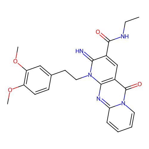 C24H25N5O4 structure