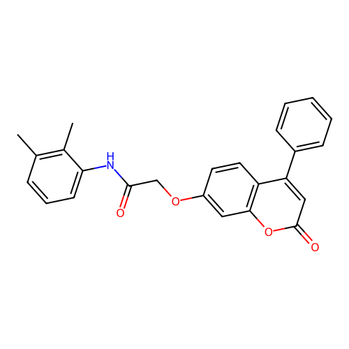 N-(2,3-dimethylphenyl)-2-((2-oxo-4-phenyl-2H-chromen-7-yl)oxy)acetamide structure