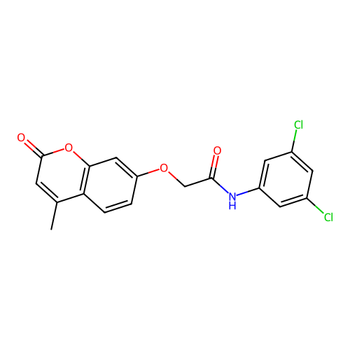 N-(3,5-dichlorophenyl)-2-((4-methyl-2-oxo-2H-chromen-7-yl)oxy)acetamide structure