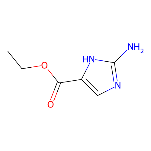 Ethyl 2-amino-1H-imidazole-5-carboxylate structure