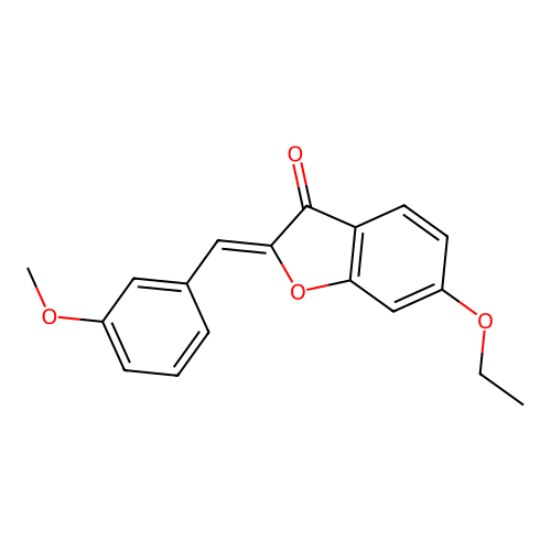 (Z)-6-ethoxy-2-(3-methoxybenzylidene)benzofuran-3(2H)-one structure
