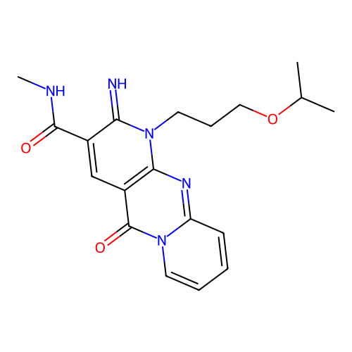 C19H23N5O3 structure