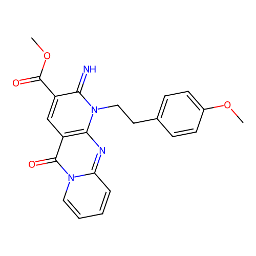 C22H20N4O4 structure