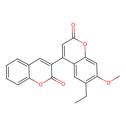 6-ethyl-7-methoxy-4-(2-oxo-2H-chromen-3-yl)-2H-chromen-2-one structure