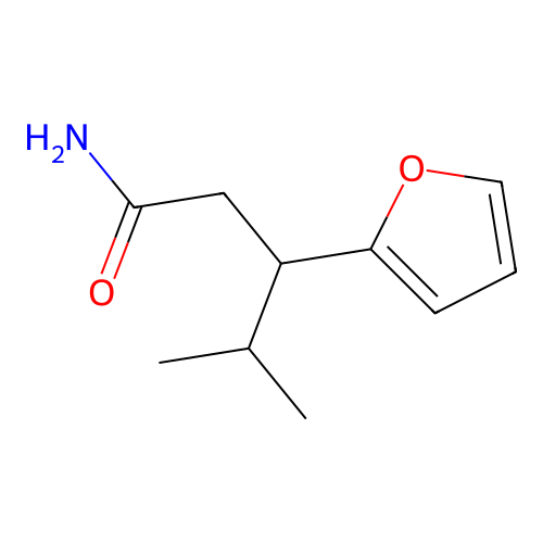 3-(Furan-2-YL)-4-methylpentanimidic acid structure