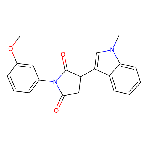 1-(3-Methoxyphenyl)-3-(1-methyl-1h-indol-3-yl)pyrrolidine-2,5-dione structure