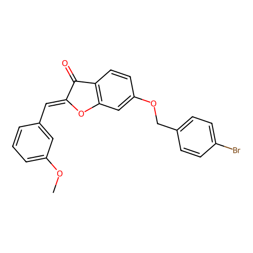 6-[(4-Bromophenyl)methoxy]-2-[(3-methoxyphenyl)methylene]benzo[b]furan-3-one structure