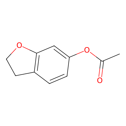 2,3-Dihydro-1-benzofuran-6-yl acetate structure