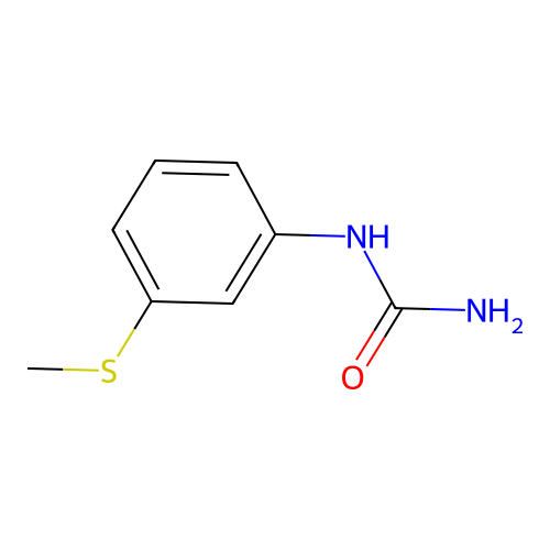 3-(Methylthio)phenylurea structure
