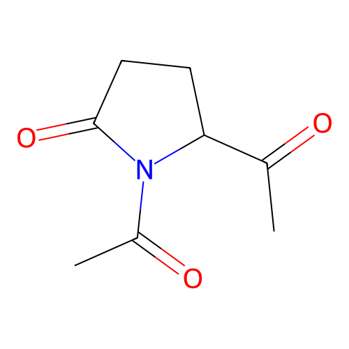 1,5-Diacetylpyrrolidin-2-one structure