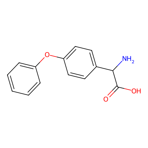 Amino-(4-phenoxy-phenyl)-acetic acid structure