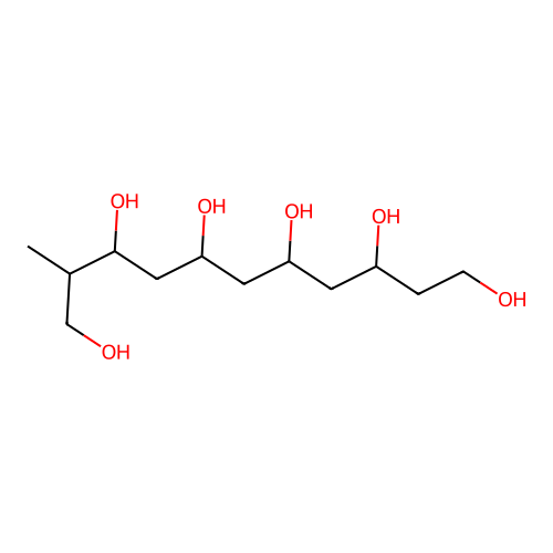 1,3,5,7,9,11-Undecanehexol, 2-methyl- structure