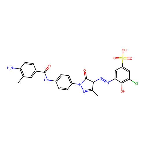 C24H21ClN6O6S structure