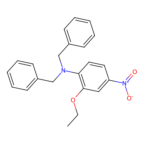N-(2-Ethoxy-4-nitrophenyl)dibenzylamine structure