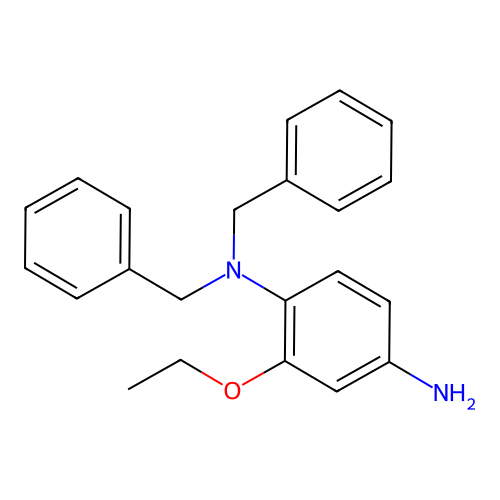 4-Dibenzylamino-3-ethoxyaniline structure