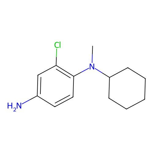 3-Chloro-4-(N-cyclohexyl-N-methylamino)aniline structure
