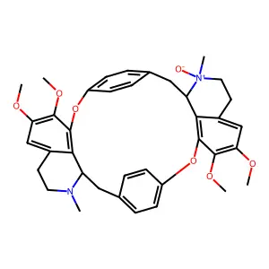 轮环藤宁 N-氧化物 structure