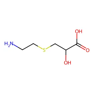 S-氨乙基巯基乳酸 structure