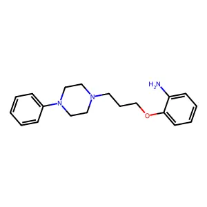 Benzenamine, 2-(3-(4-phenyl-1-piperazinyl)propoxy)- structure